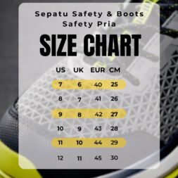 navigo store size chart sepatu safety caterpillar shoes original wanita