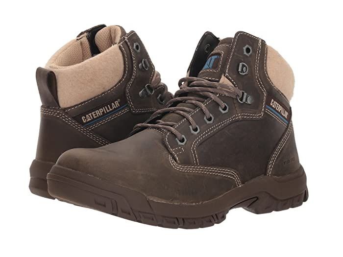 caterpillar safety shoes womens tess dark gull grey original terbaik navigo store