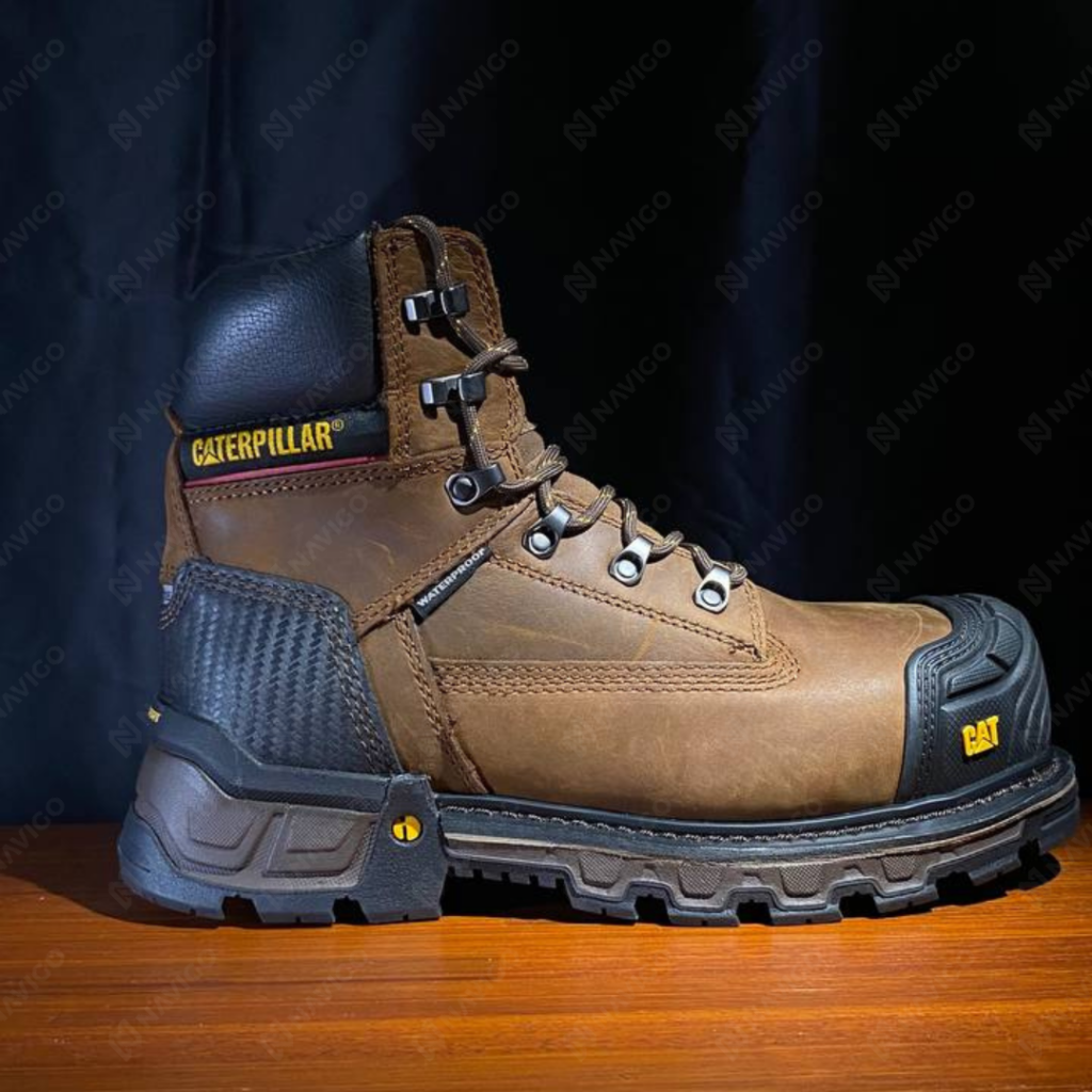 Sepatu boots Safety Cateroillar Excavator XL 6″ CT WP Dark Brown