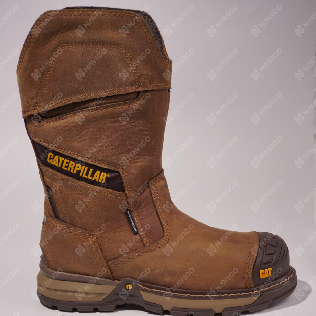 anti bau kaki safety shoes boots caterpillar