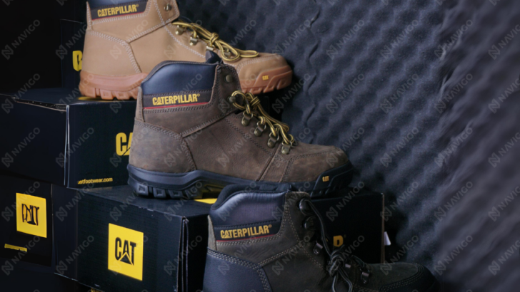 safety dan fleksibel sepatu safety caterpillar outline series