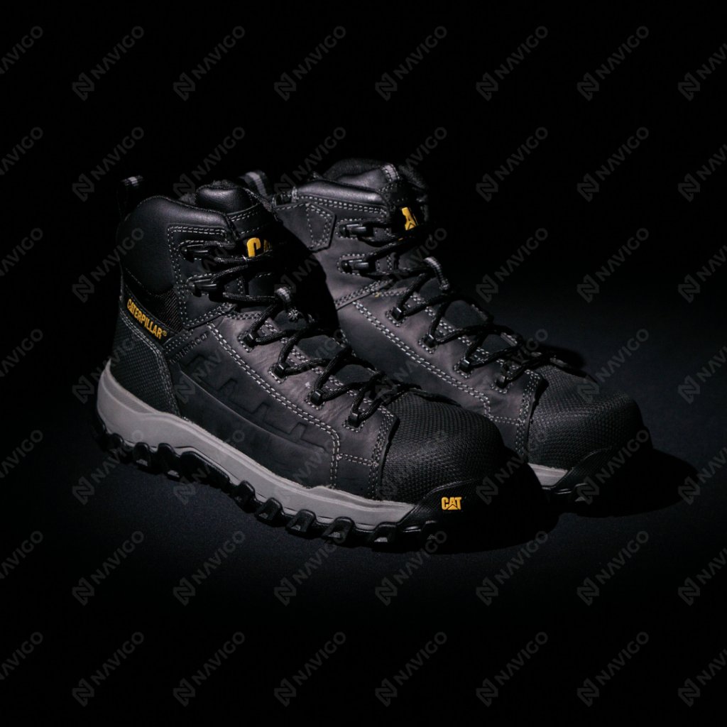 koleksi sepatu boots caterpillar safety shoes threshol