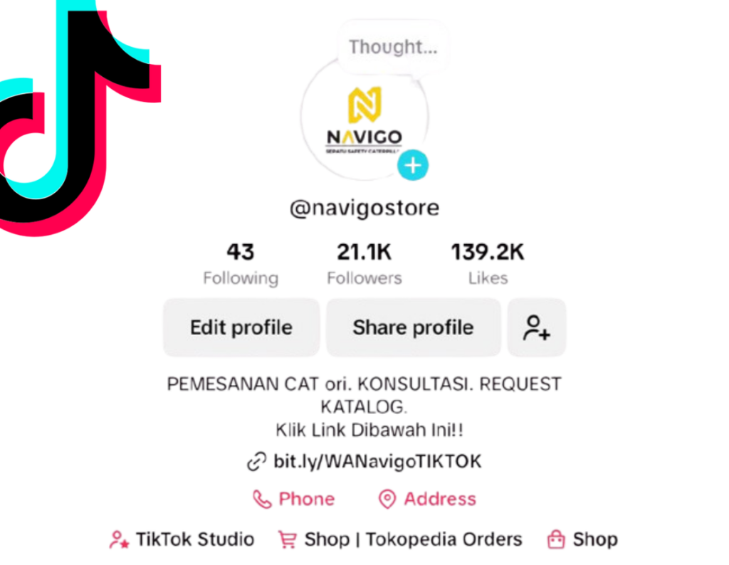 tiktok navigo store sepatu safety caterpillar shoes original terbaik wanita jakarta