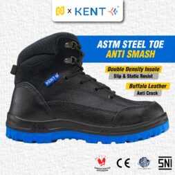 Sepatu Safety Pria Wanita Kulit Kerbau KENT KANAWA 38711